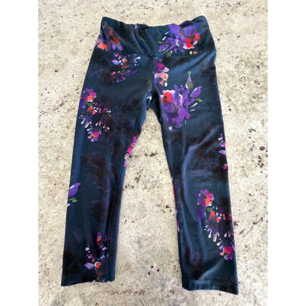 RBX M/M Floral Capri Leggings High Rise Athletic